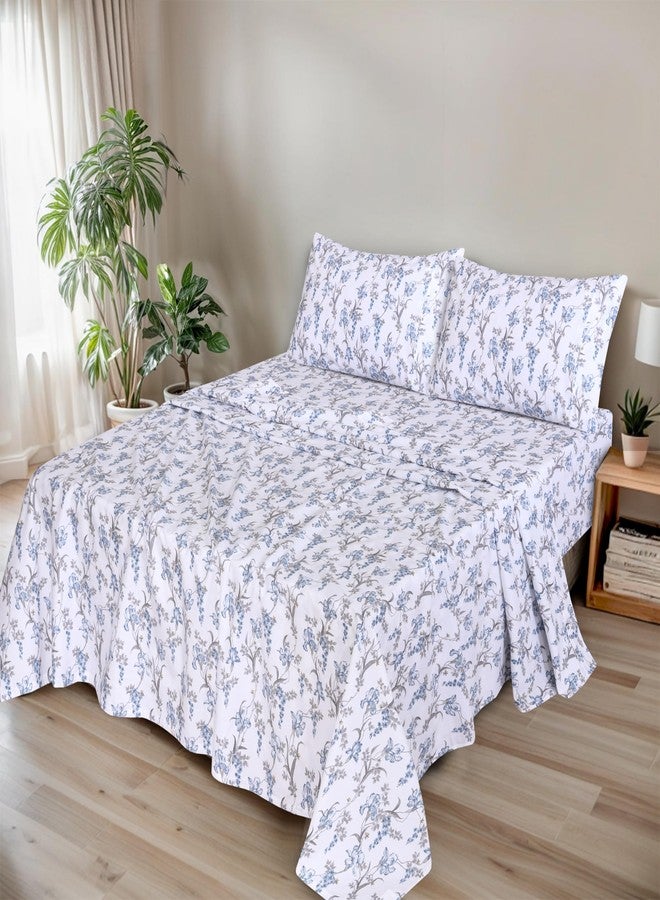 RUVANTI 100% Organic Cotton Sheets Queen Size, Percale Weave, GOTS Certified, 4-Piece Set, Deep Pocket 15", Crisp & Breathable, Soft Durable Bedding, Sábanas Algodón Orgánico - Deluxe - Image 2