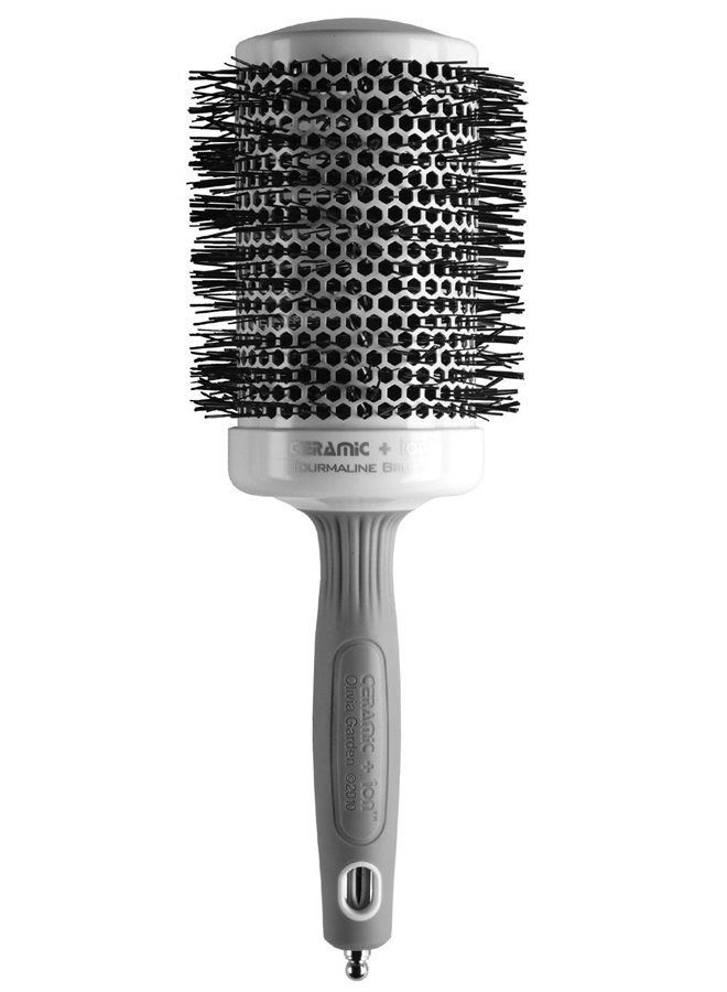 Olivia Garden Ceramic + Ion Round Thermal Hair Brush, 3.5" - Image 1