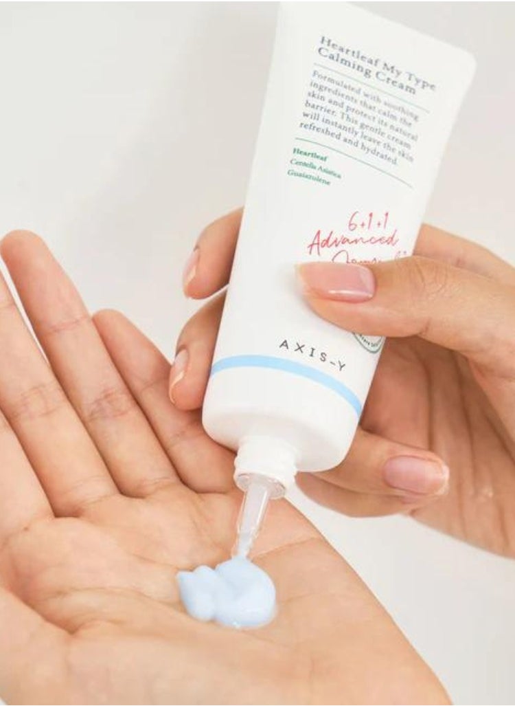 AXIS-Y - AXIS-Y Heartleaf My Type Calming Cream 60 ml | Hydrating Gel Moisturizer | Sensitive Skin | Centella Asiatica | Dehydrated Skin | Korean Skincare - Image 1