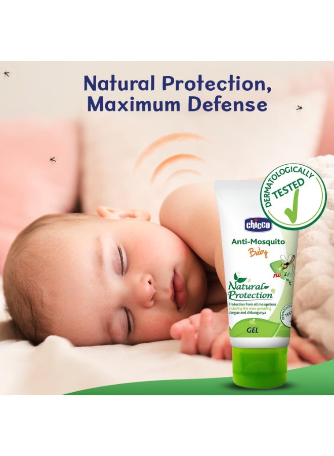 Chicco Anti-Mosquito Gel for Babies, 50ml | Natural Protection from Disease Spreading Mosquitoes | Dermatologically tested | Free from DEET, Alcohol and Colours - Image 2