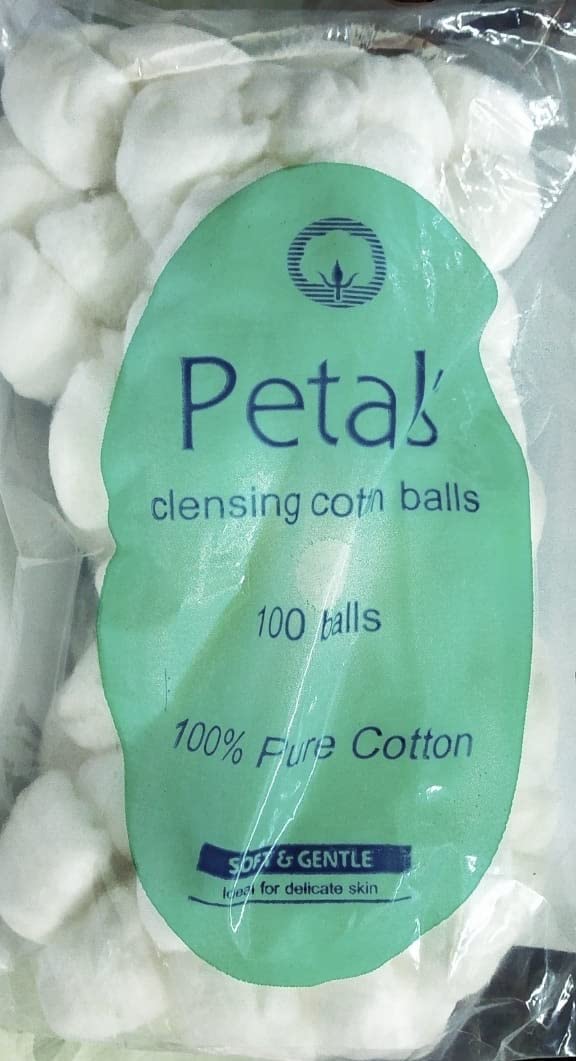 Dr. BOHRRAS DrBohrras Petals Cotton Balls 100 pcs Big Size for Wiping Makeup Eye Nail Polish Removal Baby 2 pack - Image 2