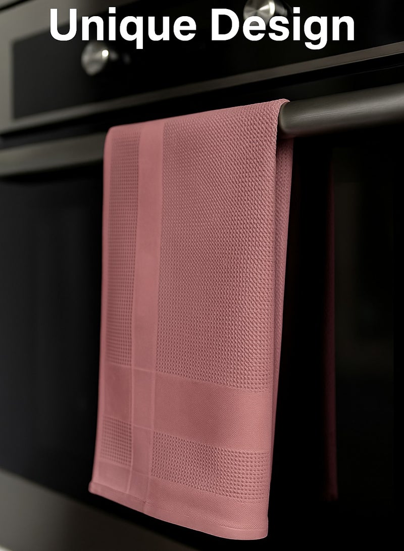 Silver Home Professional Decorative Large Microfiber Glass & Mirror Cleaning Cloths – Large 42x68 cm | Extra-thick, Tight-knit Fibers | High GSM | No Detergent Need | 3 Pack - Image 2