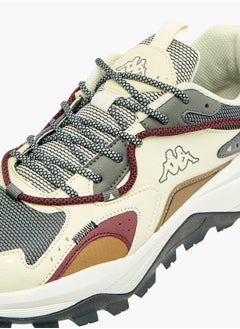 Kappa Mens Panelled Lace-Up Sports Shoes with Pull Tabs  - Image 4