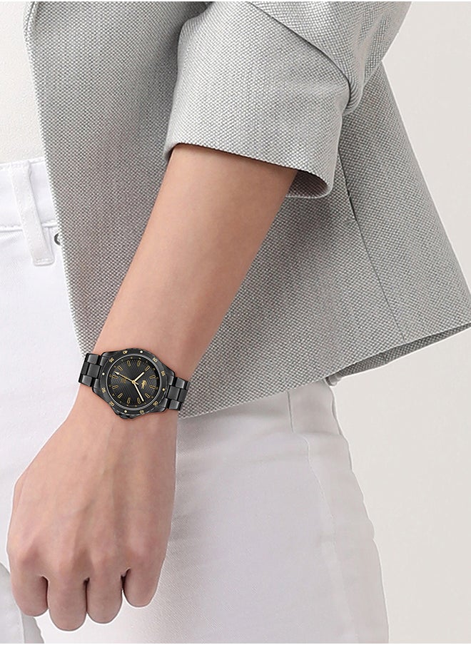 LACOSTE Women's Analog Round Shape Stainless Steel Wrist Watch 2001373 - 36 Mm  - Image 4