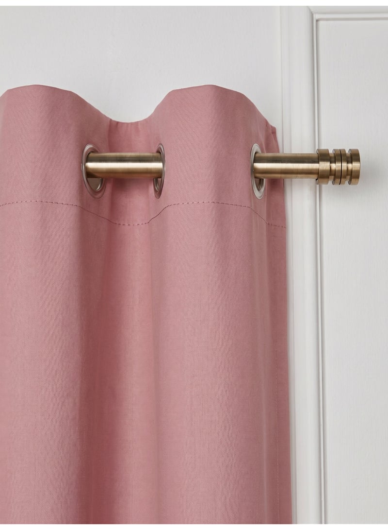 Amali Regal Dimout curtains with Grommets in 2 panels Size (W132 x L 274cm) for living room Decor or bedroom window noise reduction and light blocking - Image 3