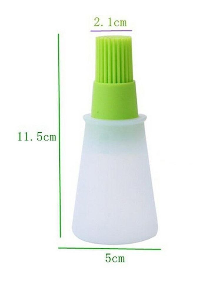 Generic - 2pcs Oil Brush, Transparent Bottle to see the amount of oil inside - 12*5cm (Multi-color) - Image 1