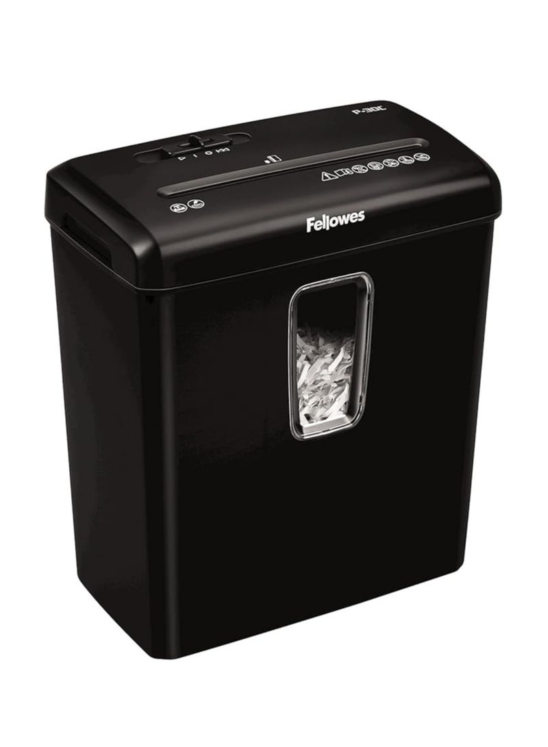 Fellowes Powershred P-30C Fellowes  6-Sheet Cross-Cut Deskside Paper Shredder - Image 3