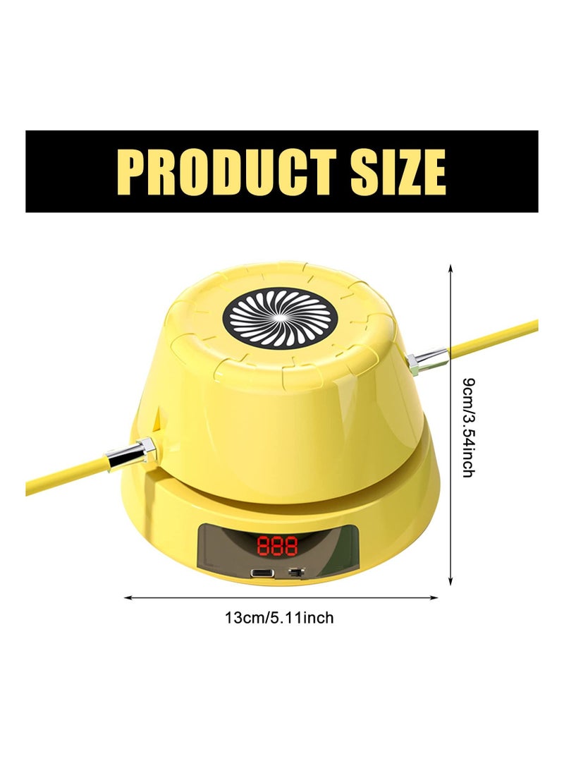 Generic - Intelligent Jump Rope Machine, Automatic Electric Skipping Machine Multiplayer Jumping with LED Display Adjustable Counter Training Counting for Gym Party Home - Image 1