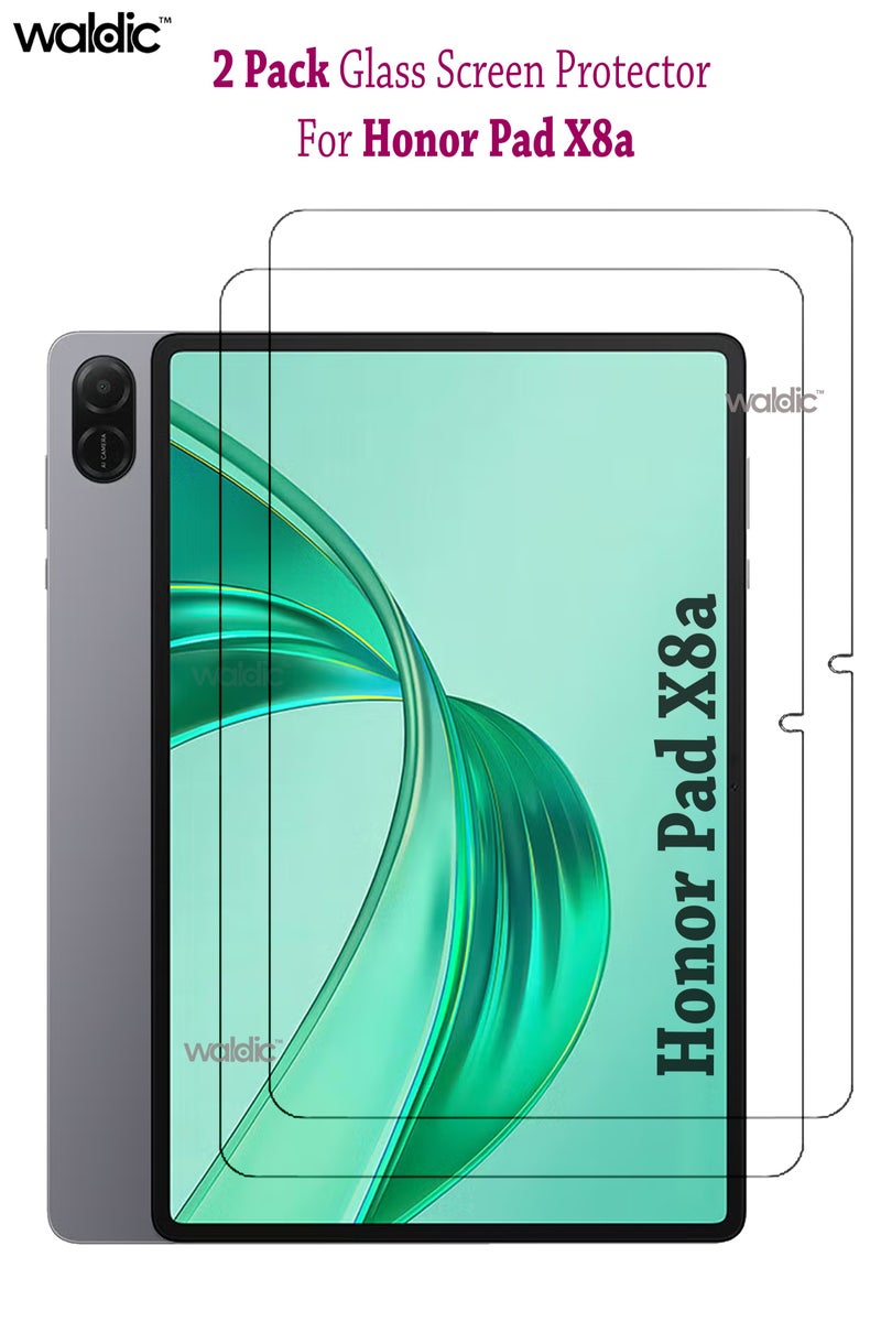 Waldic 2 Pack Tempered Glass Screen Protector for Honor Pad X8a 11 inch - Image 1