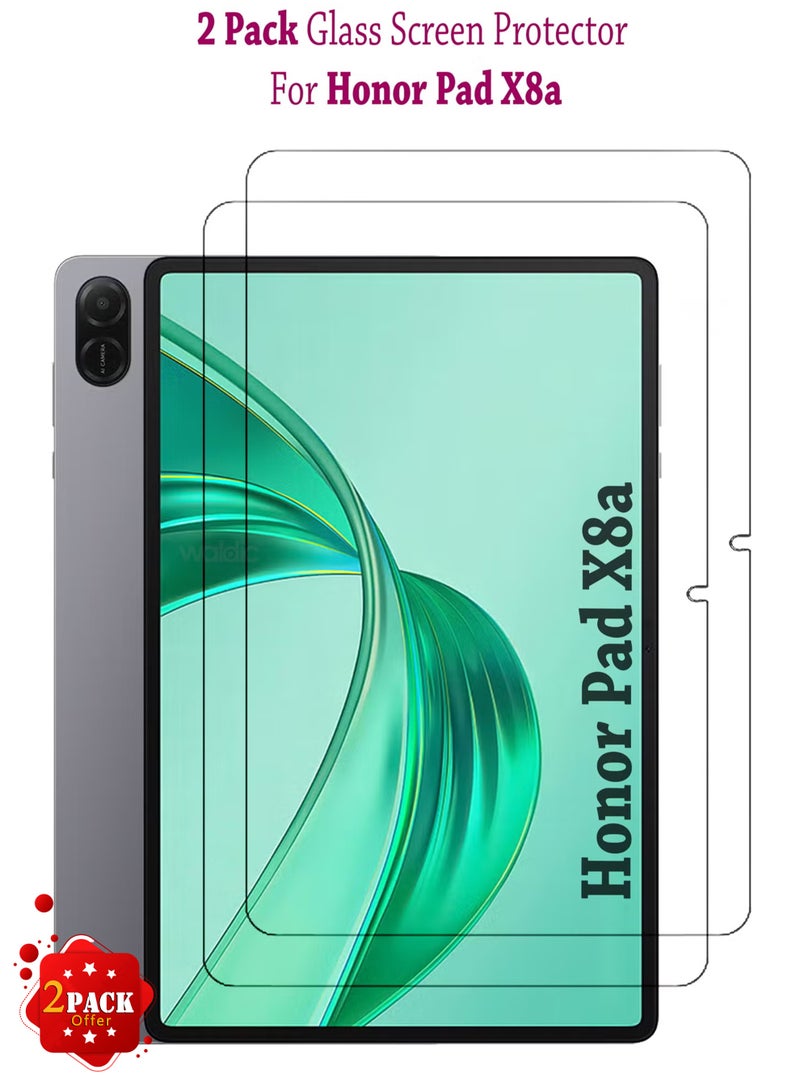 عبوتان من واقي الشاشة الزجاجي المقوى لجهاز Honor Pad X8a - Image 1