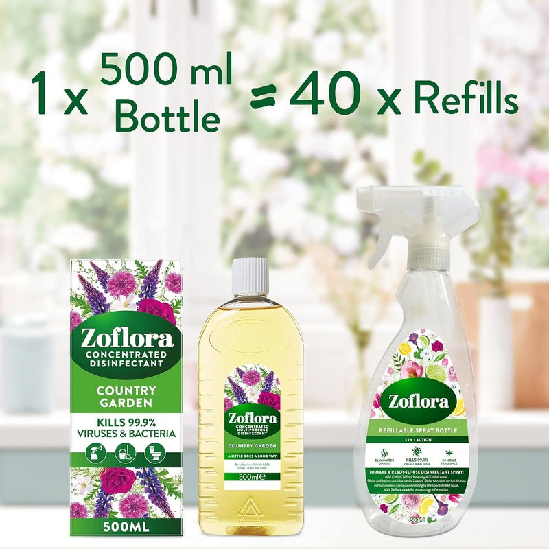 Zoflora Concentrated Disinfectant - Country Garden - Image 3