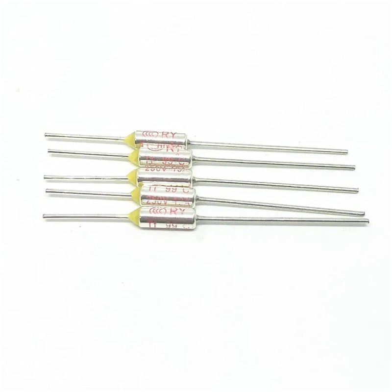 100 قطعة من الصمام الحراري TF RY 10A 250V درجة الحرارة 95 درجة 85C إلى 300C - Image 2