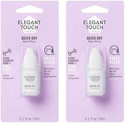 Elegant Touch Quick Dry Nail Glue 3ml