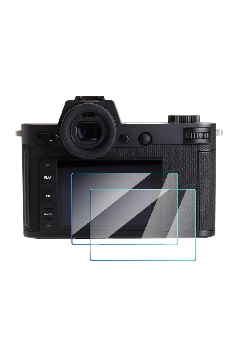 general Screen protector compatible with Leica SL2 mirrorless digital camera, 0.3mm 9H hardness scratch-resistant tempered glass (4-piece set) - Image 1