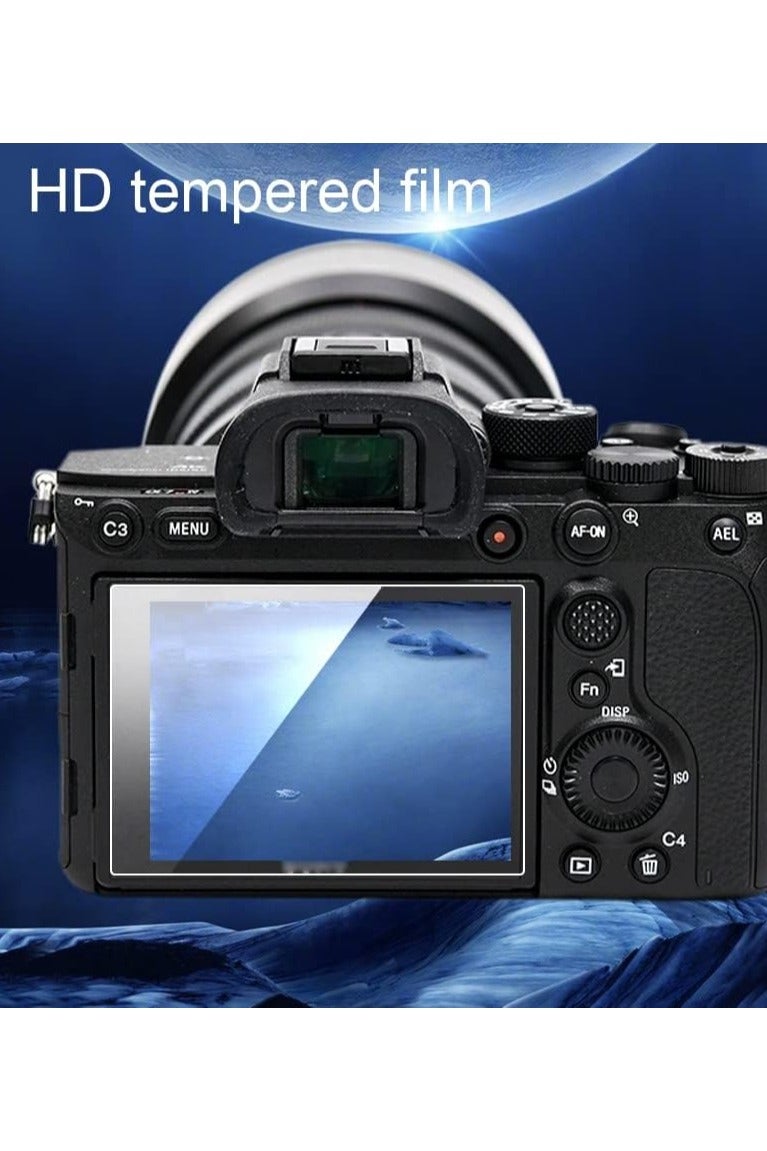 general Screen protector compatible with Leica SL2 mirrorless digital camera, 0.3mm 9H hardness scratch-resistant tempered glass (4-piece set) - Image 2