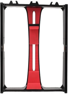 plplaaoo plplaaoo Camera Stabiliser, Smartphone Video Rig, Filmmaking Cage Camera Rig, with 3 Cold Shoe Mounts, Filmmaking Vlogging Case, Videomaker Film-Maker Suitable for All Smartphones (Red) 