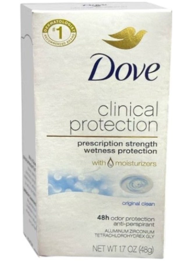 Unilever دوف حماية سريرية مزيل العرق الأصلي 1.7 أونصة - Image 1