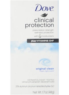 Unilever Dove Clncl Prtct Clnorigi Size 1.7z Dove Clinical Protection Original Clean Antiperspirant Deodorant  - Image 1