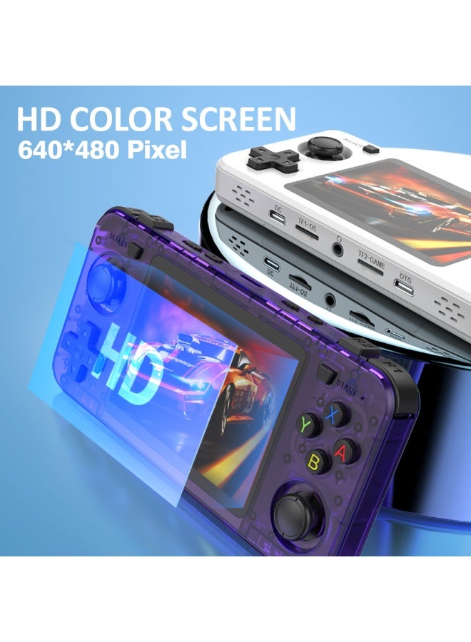 128GB Retro Handheld Game Console Open Source Linux System,Cortex-A35 CPU,3.5-inch IPS Screen Portable Classic Handheld Game Console