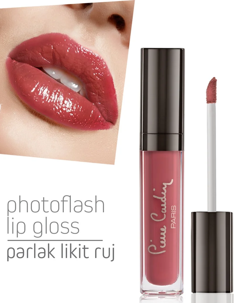 بيير كاردان Photoflash Lipgloss – Glossy Liquid Lipstick - Misty Rose