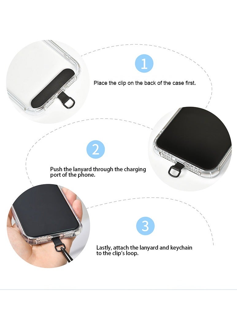 Phone Wrist Strap, Keychain Wristlet, Anti Theft Wrist Lanyard with Phone Tether Tab - Image 2