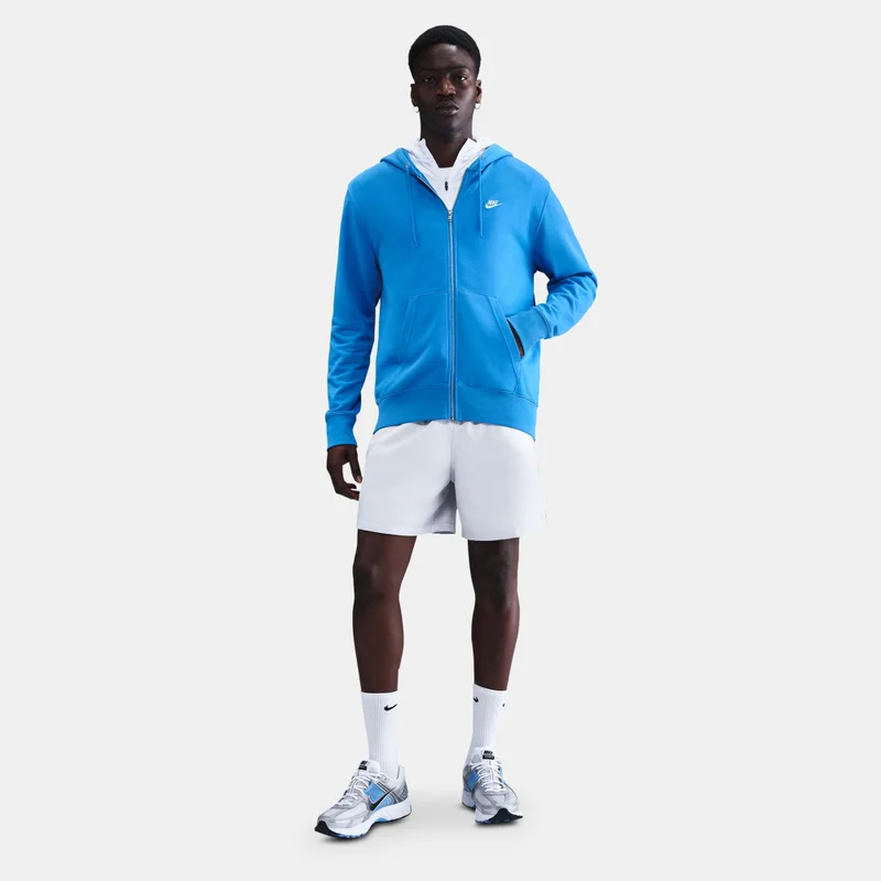 Nike Blue Men's Club Full-Zip Hoodie for Men | Best Price UAE