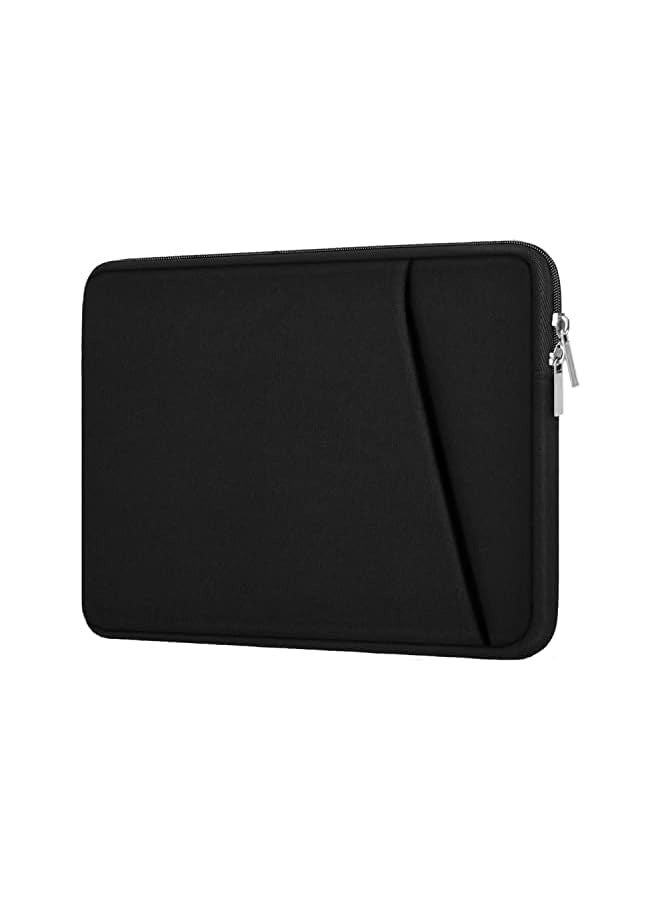 بروماس حقيبة كمبيوتر محمول مقاس 15 بوصة، غطاء حماية للكمبيوتر المحمول مقاوم للصدمات، حقيبة يد محمولة للكمبيوتر المحمول بحجم 15-16 بوصة HP Dell Asus Lenovo، حقيبة كمبيوتر محمول بجيب أمامي، أسود - Image 1