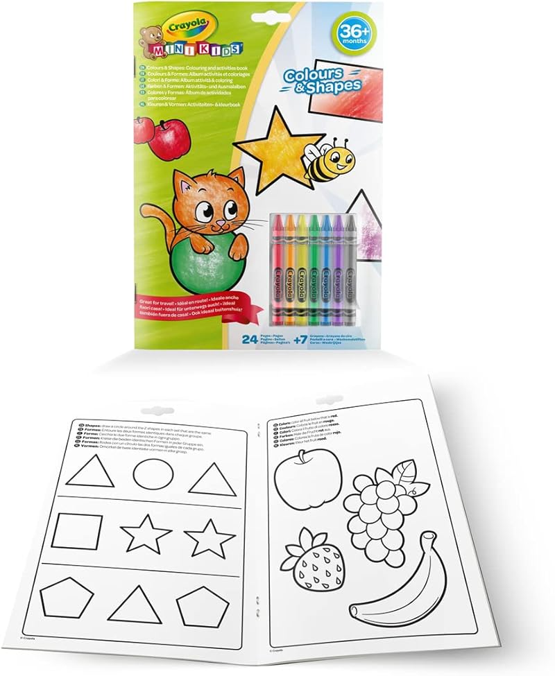 كرايولا ميني كيدس ج كولوورس اند سهابيس البوم  كولوورينج باجيس اند  كولوورفول واكس بينكيلس كرياتيفي اكتيفيتي فور كهيلدرين فروم  ييارس