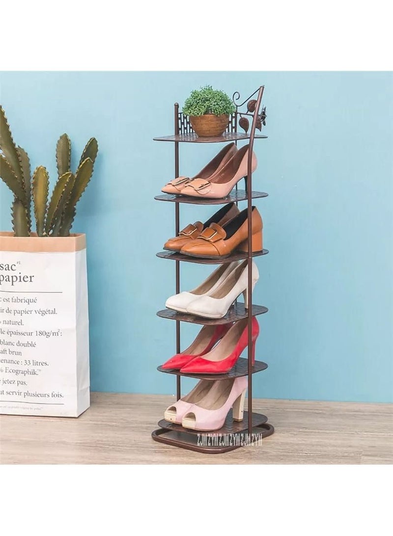 رف أحذية صغير بستة طبقات لتنظيم المساحة في المنزل - Image 2