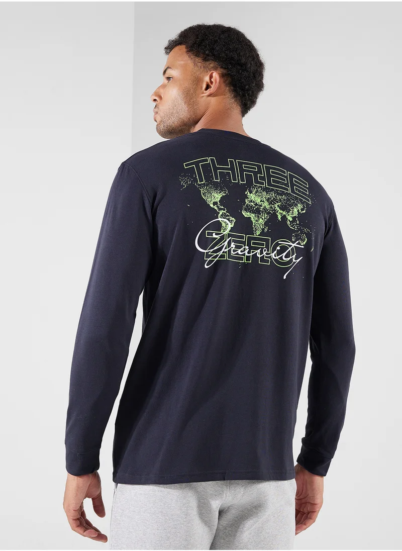 اندر ارمور Curry Heavyweight Verbiage Long Sleeve T-shirt