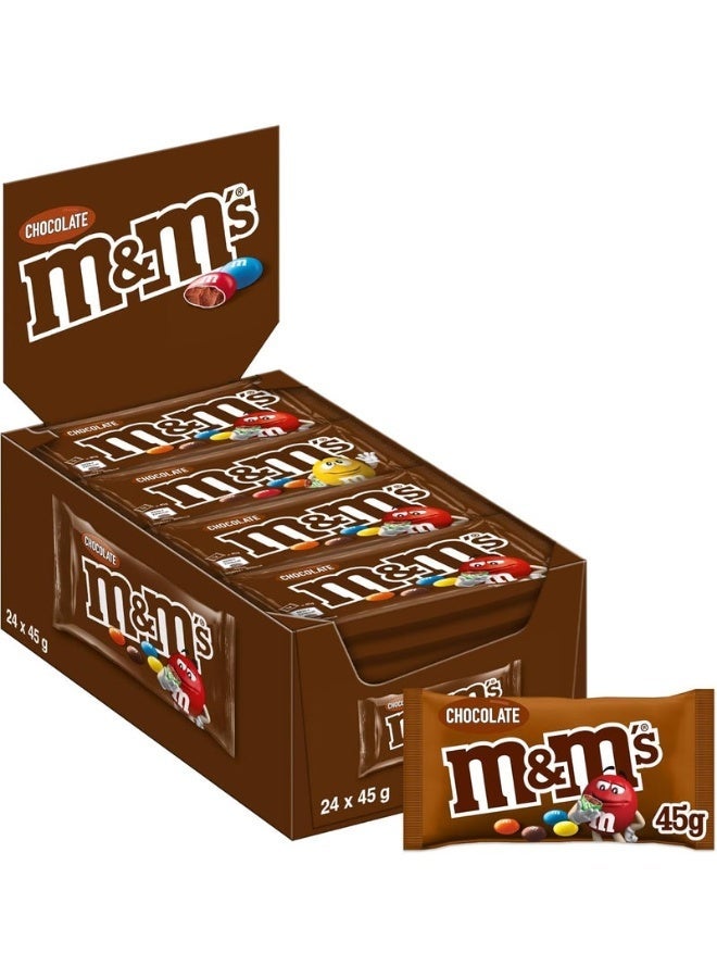 M&M'S Milk Chocolate Pack of 24x45g