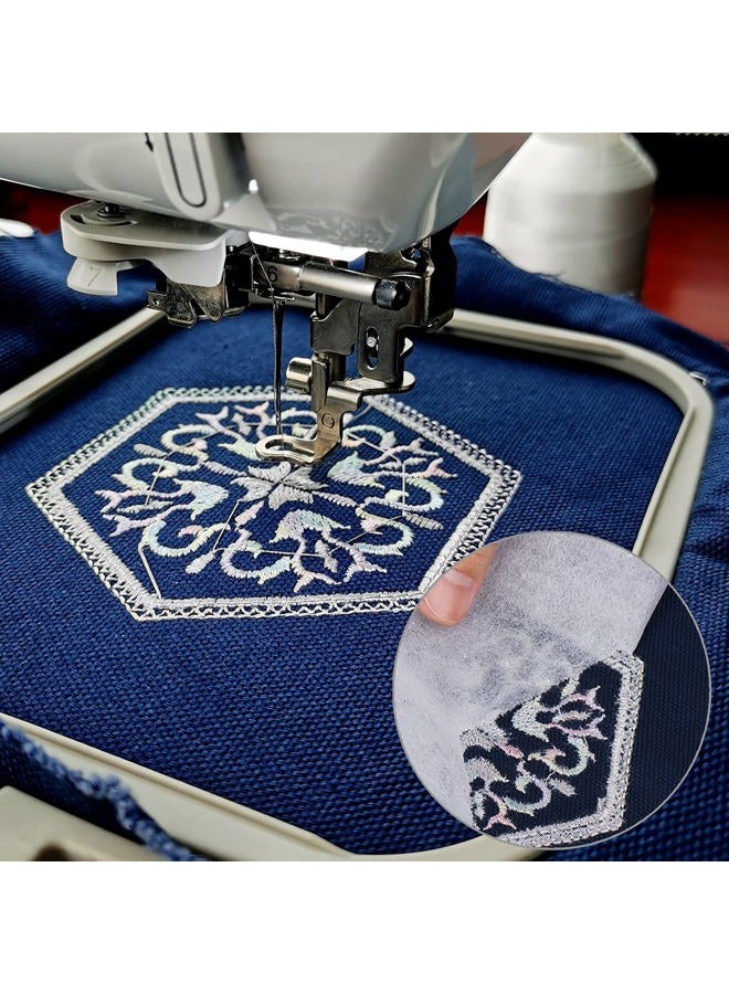 simthread Tear Away Embroidery Stabilizer Backing - 1.8 Ounces Medium Weight 10" x 12" 100pcs / Pack, Precut Sheets for 5x7 Machine Embroidery Hoop - Image 2