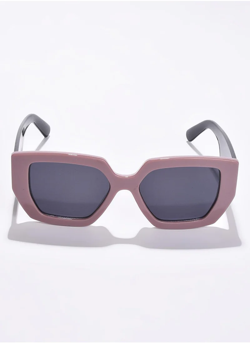 Haute Sauce Black Lens Brown Wayfarer Sunglasses