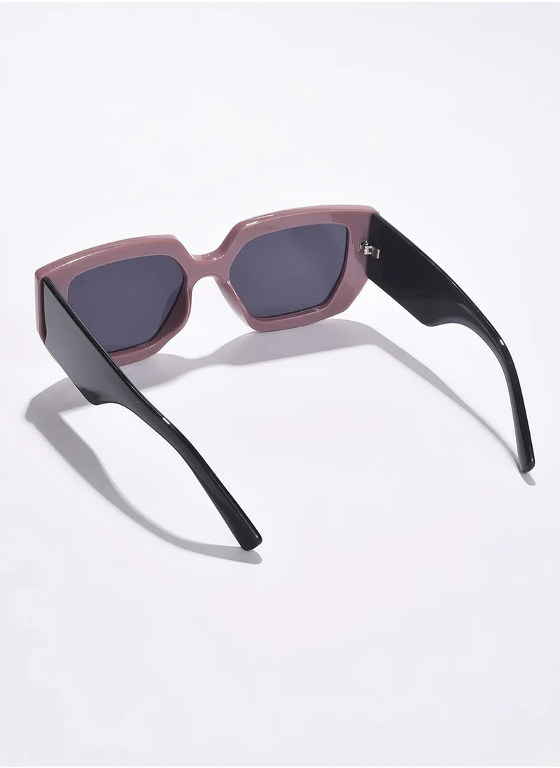 Haute Sauce Black Lens Brown Wayfarer Sunglasses