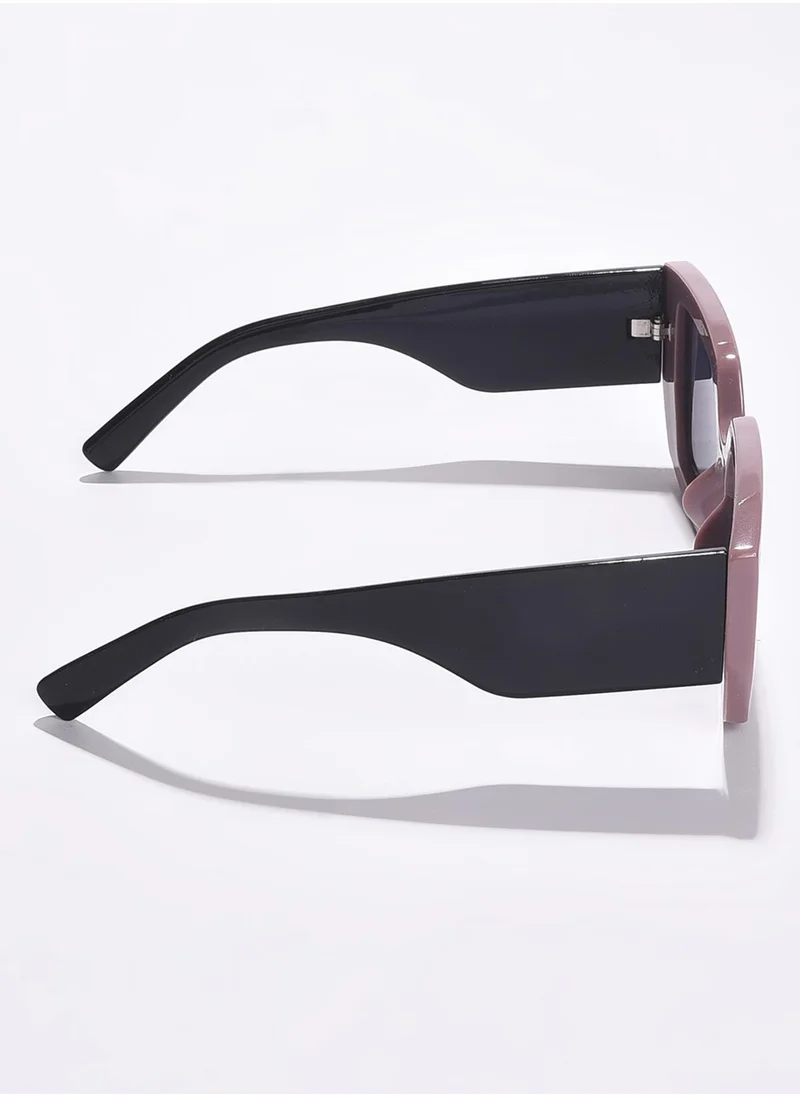 Haute Sauce Black Lens Brown Wayfarer Sunglasses