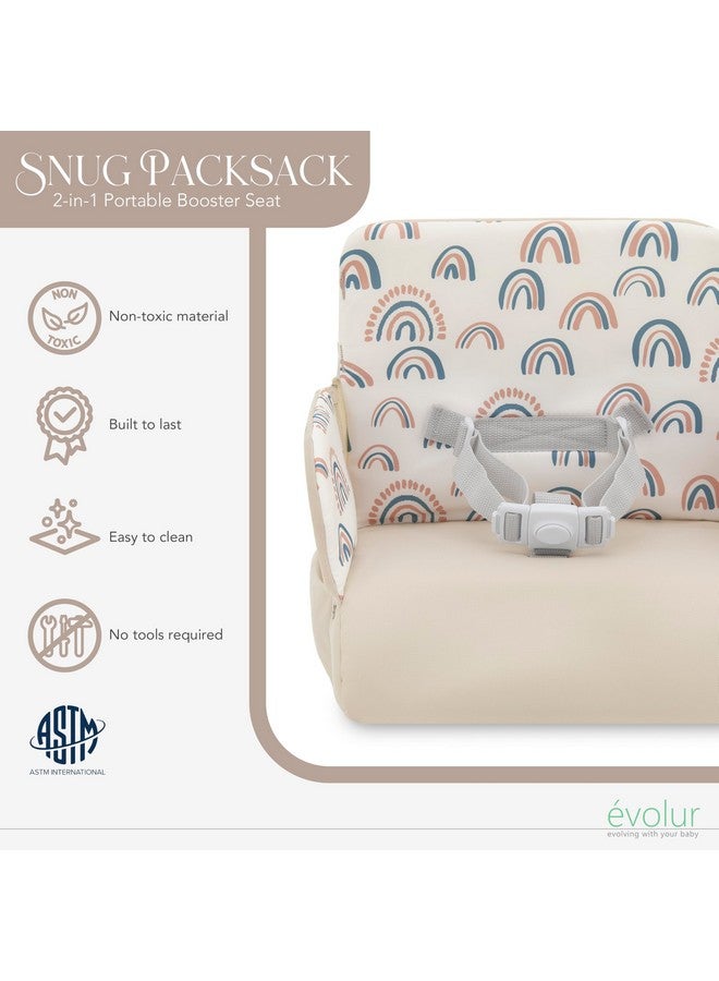 Evolur Snug Packsack 2-in-1 Portable Booster Seat and Travel Bag - Image 2