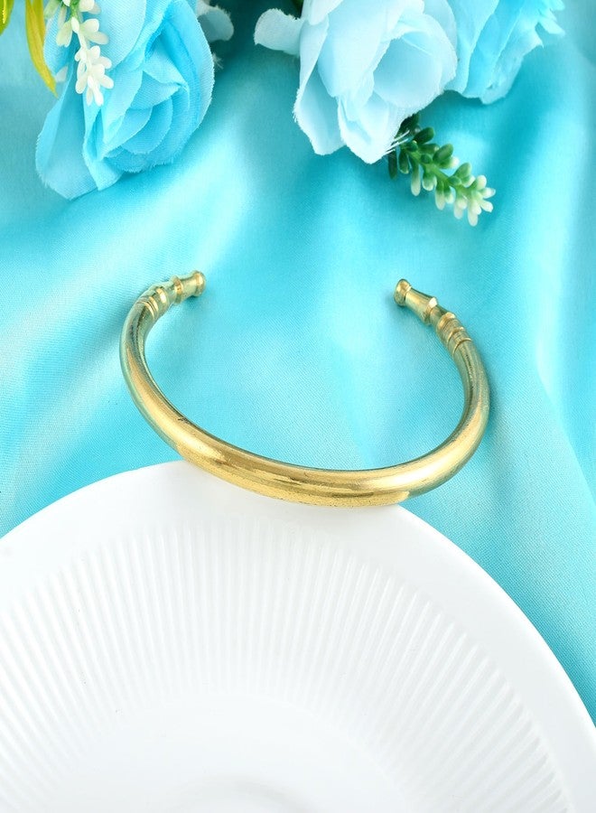 morir Brass Tube Shape Design Adjustable Free Size Kada/Bracelet Jewellery for Unisex - Image 4