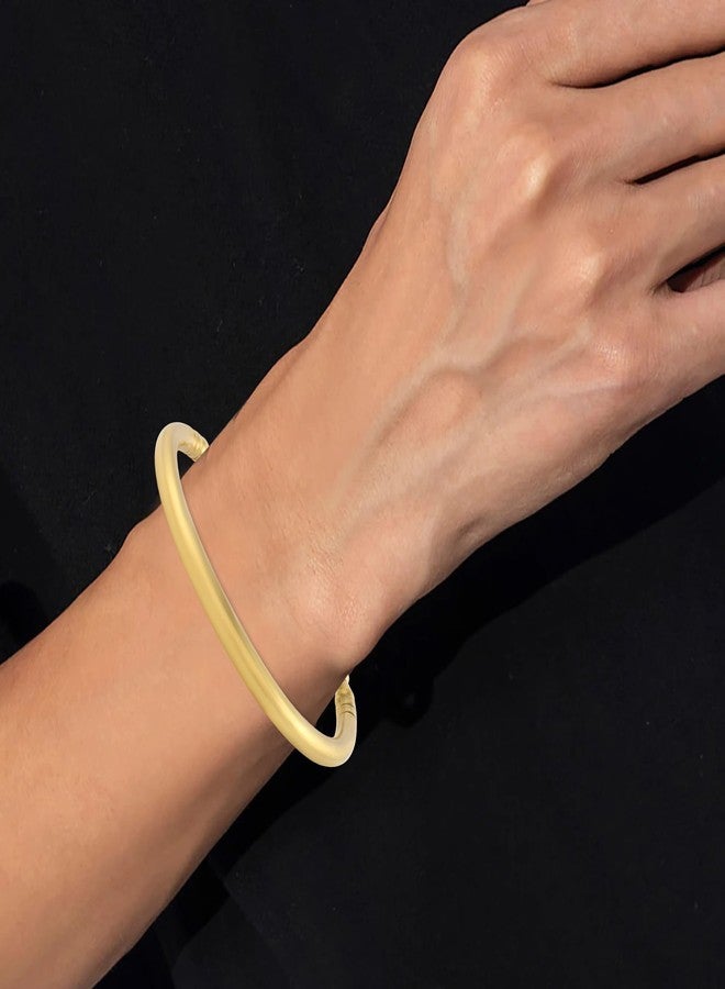 morir Brass Tube Shape Design Adjustable Free Size Kada/Bracelet Jewellery for Unisex - Image 3