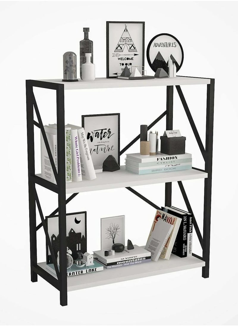 AGD Coffee corner table, consisting of 3 shelves that allow the coffee machine and coffee corner accessories to be placed, console table, modern and multi-use, for the living room, corridor and kitchen.  - Image 2