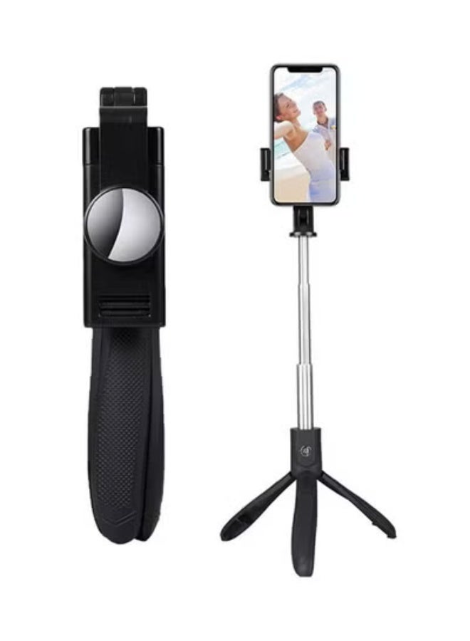 MUNTAQI Selfie Stick Tripod with Wireless Bluetooth Remote – Extendable Phone Tripod Stand, 360° Rotation, Lightweight Portable Selfie Stick for iPhone, Android, GoPro, Vlog, Travel & Live Streaming