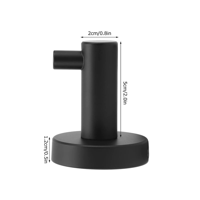 Stainless Steel Wall Mounted Round Towel Hook For Bathroom Kitchen Robe Holder - Image 5