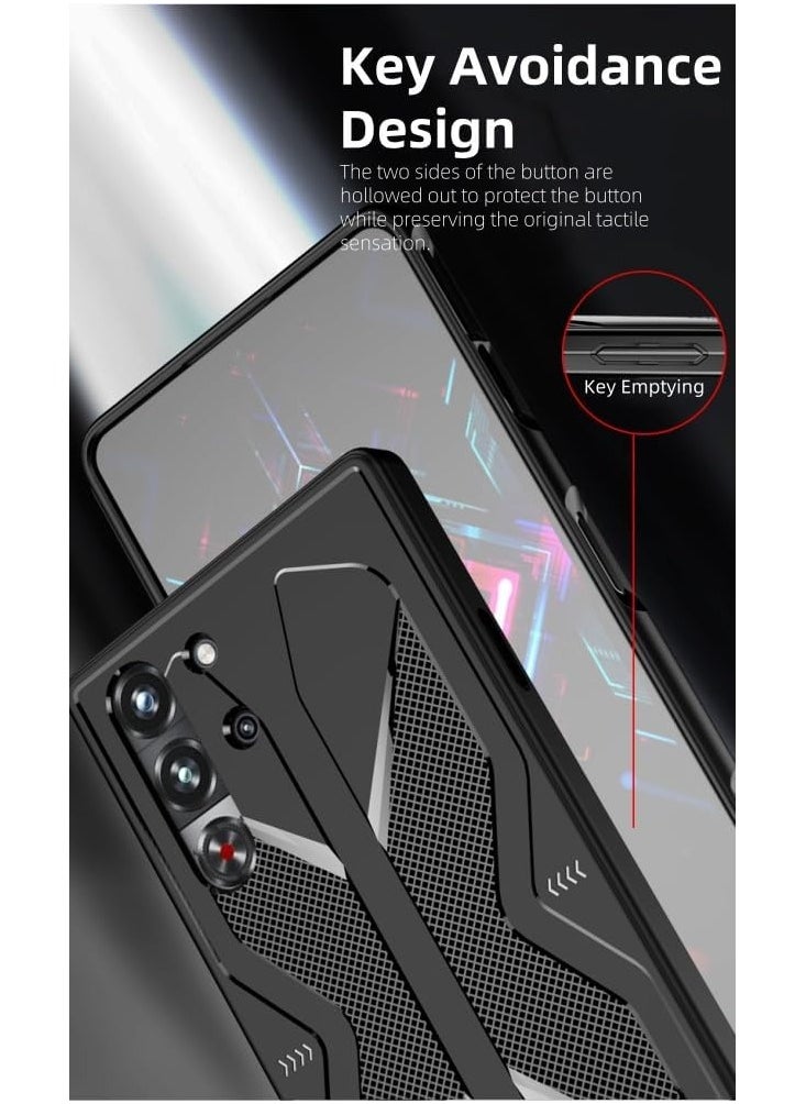 بيوينتي - حافظة لهاتف Nubia Red Magic 10 Pro / 10 Pro+، مادة TPU الناعمة، حافظة مضادة للصدمات، غطاء واقٍ مضاد لبصمات الأصابع، حافظة هاتف لهاتف ZTE Nubia Red Magic 10 Pro / 10 Pro+ - Image 1