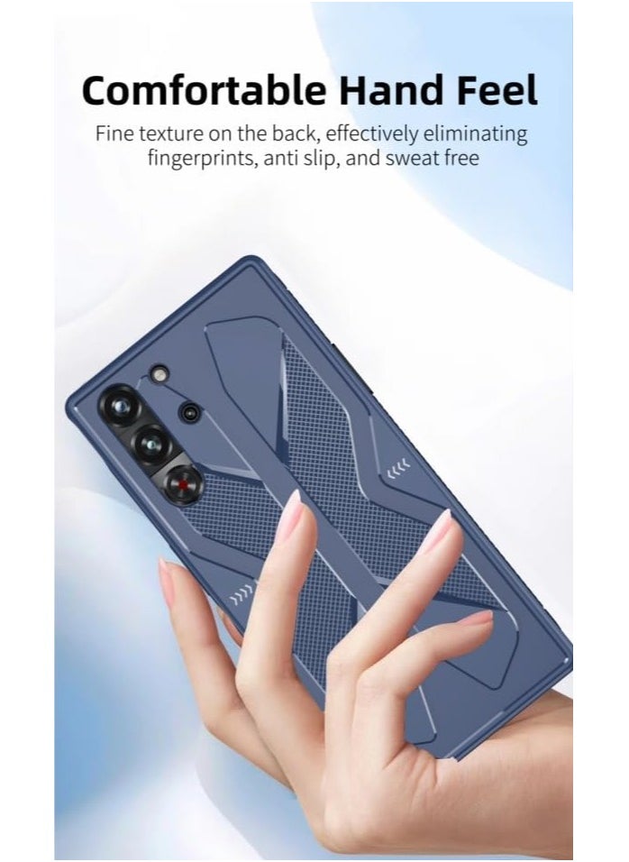 بيوينتي - حافظة لهاتف Nubia Red Magic 10 Pro / 10 Pro+، مادة TPU الناعمة، حافظة مضادة للصدمات، غطاء واقٍ مضاد لبصمات الأصابع، حافظة هاتف لهاتف ZTE Nubia Red Magic 10 Pro / 10 Pro+ - Image 1