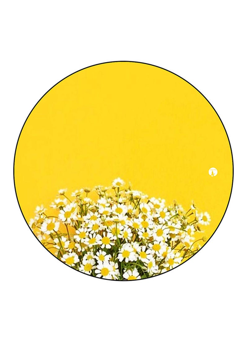 RKN Flowers Printed Mouse Pad  Multicolour