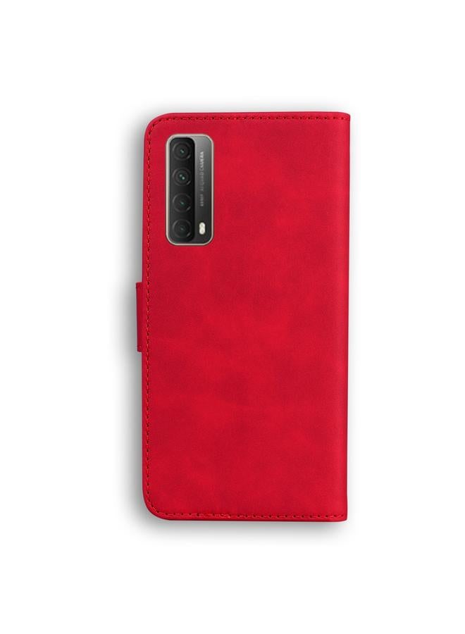 Zaboon Case For Huawei P smart 2021 / Y7a Skin Feel Pure Color Flip Leather Phone Case - Image 3