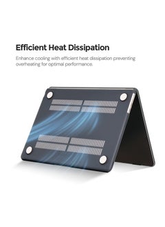 O Ozone Matte Case Compatible with MacBook Pro 14 inch (A2442,A2779,A2918,A2992)2021 (A3112,A3185,A3401)M4 2024 Case+Keyboard Cover & Protector,Black  - Image 3