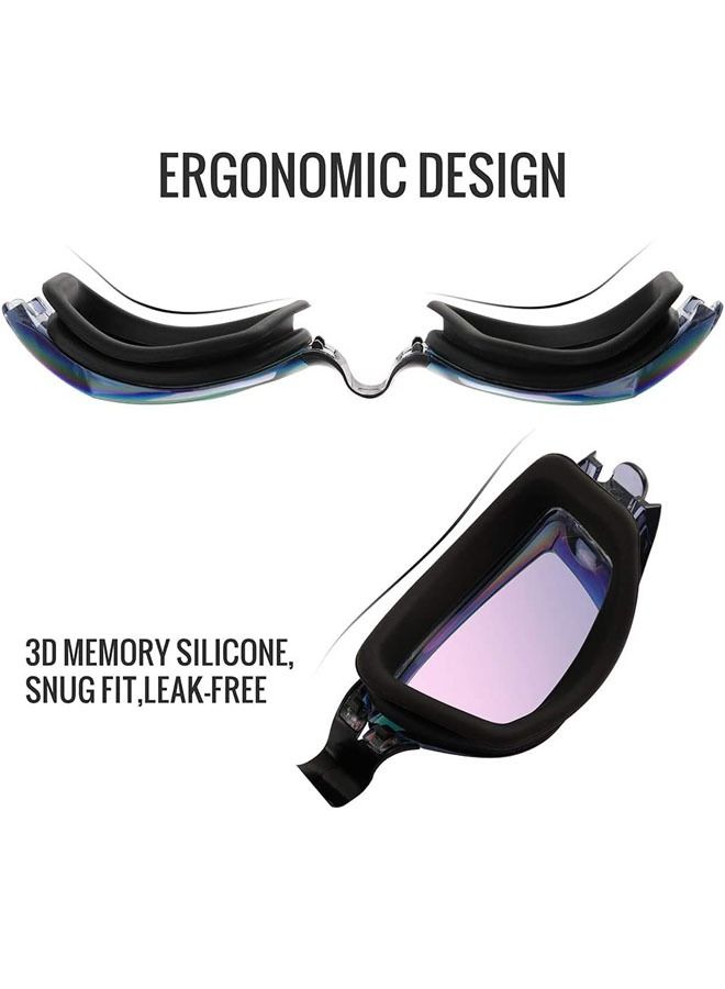 Rock Pow Swim Goggles, Swimming Goggles No Leaking Full Protection Adult Men Women Youth - Image 5