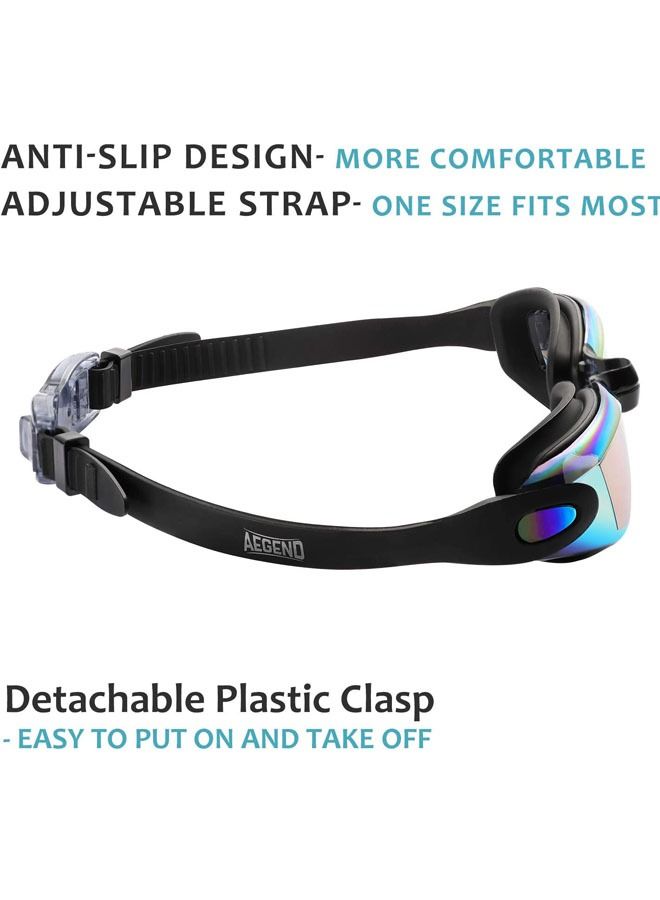 Rock Pow Swim Goggles, Swimming Goggles No Leaking Full Protection Adult Men Women Youth - Image 4