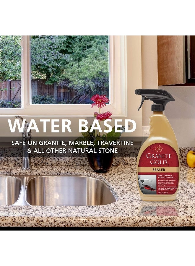 جرانيت GG0036 منظف واقي للحجر بتركيبة قائمة على المياه غير كاشطة 24 أونصة سائلة - Image 3