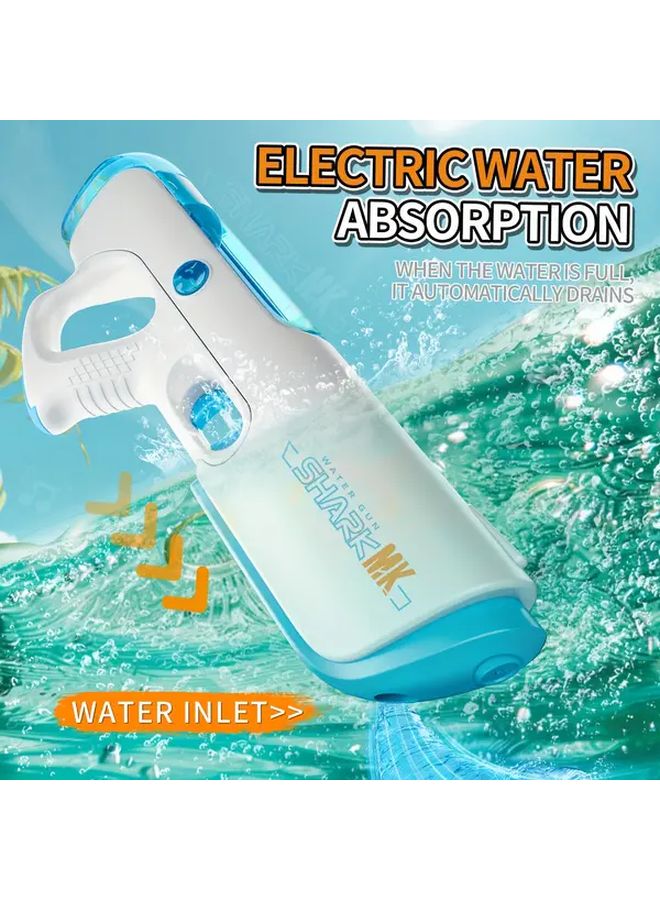 Electric Water Gun With Pulse Style Blue Large Tank Long Range Outdoor Play - Image 4